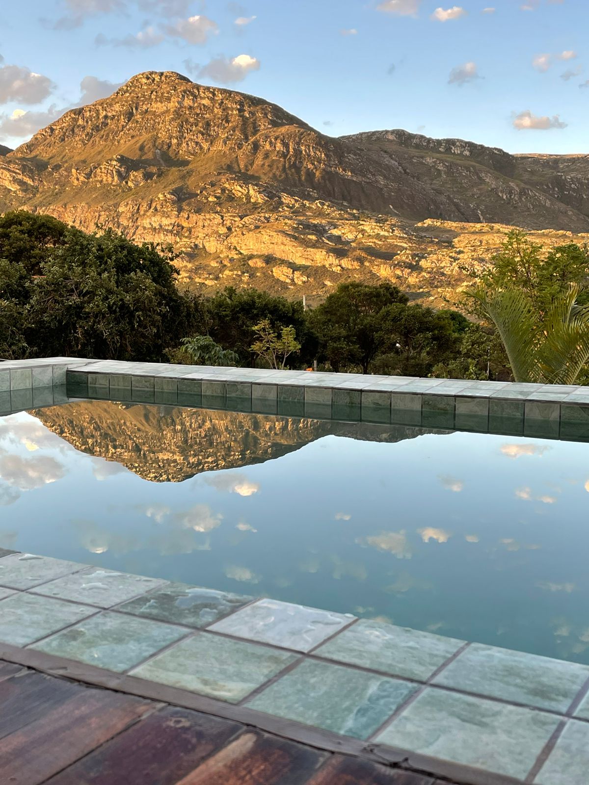 Piscina da pousada do Mirante